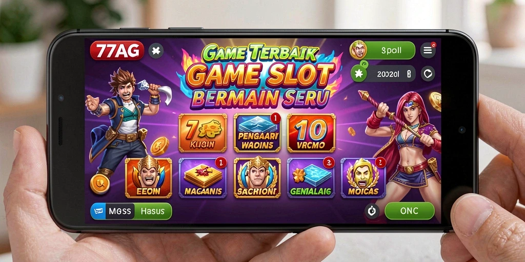 Tampilan gameplay Slot yang seru di 77AG.