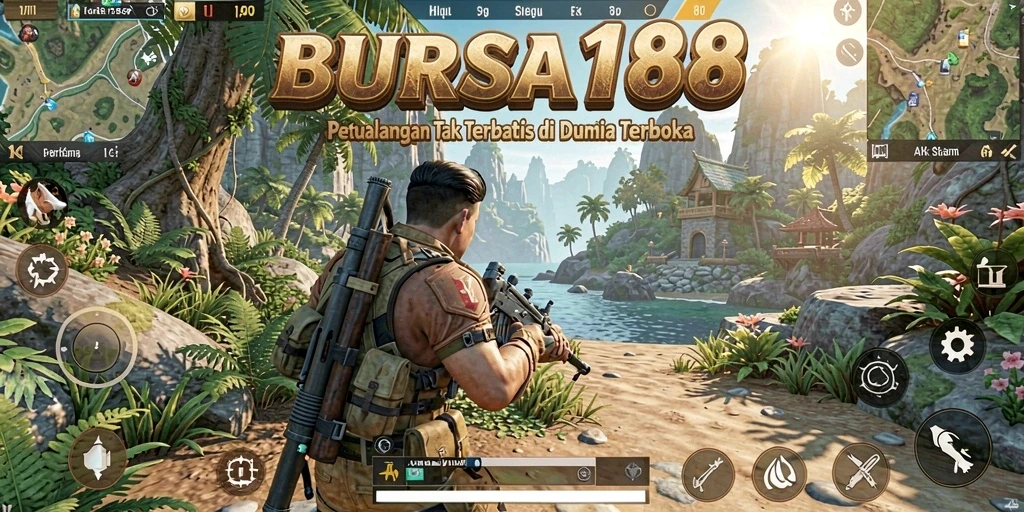 Tangkapan layar BURSA188 yang menampilkan petualangan di dunia terbuka.