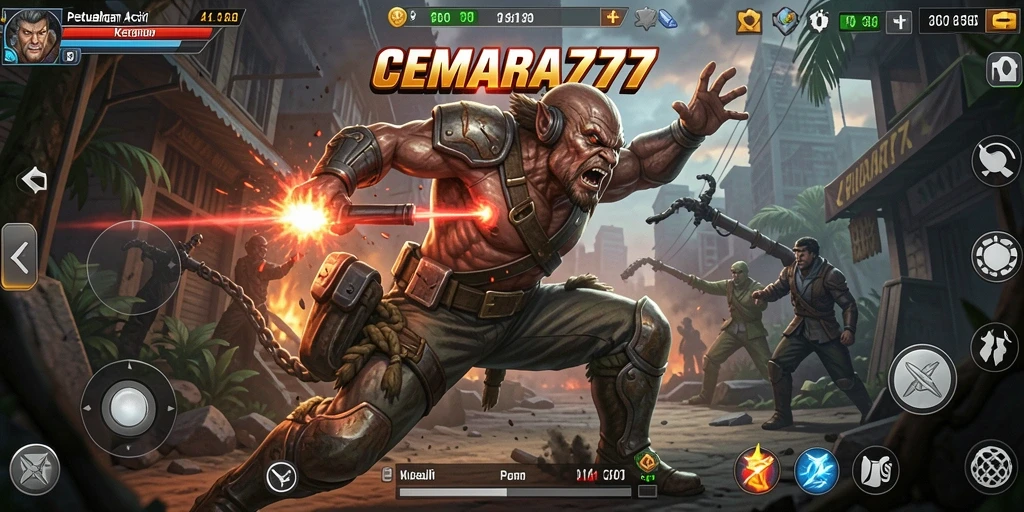 Tangkapan layar gameplay CEMARA777 menunjukkan aksi seru dan menegangkan.
