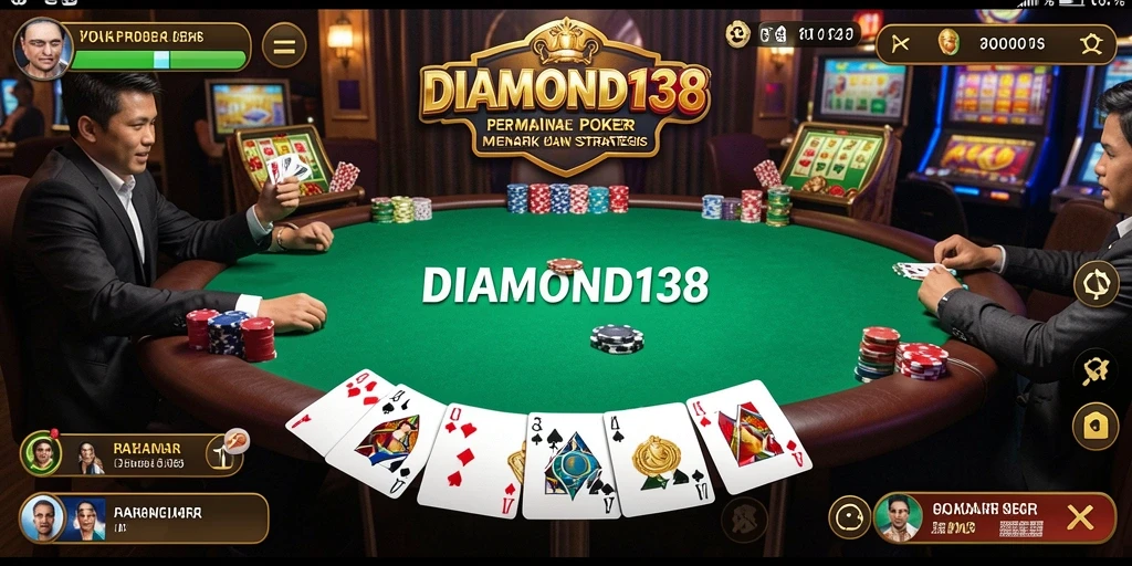 Gameplay seru dalam aplikasi poker DIAMOND138.
