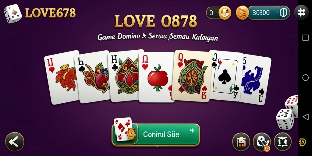 Gameplay seru Domino di LOVE678 yang menantang.