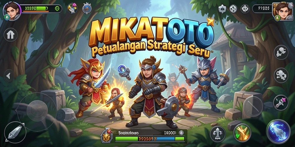 Screenshot MIKATOTO menampilkan aksi strategis yang seru.