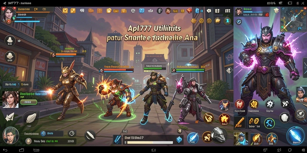Tampilan utama MT777 yang menunjukkan antarmuka aplikasi Utility.
