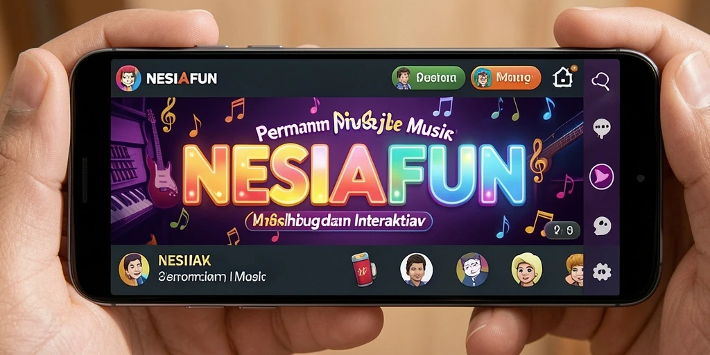 Tampilan gameplay NESIAFUN yang seru dan interaktif.