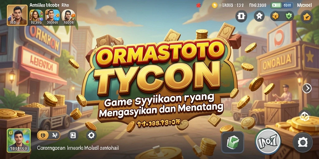 Gameplay menantang di ORMASTOTO, tunjukkan kemampuan manajerial Anda.