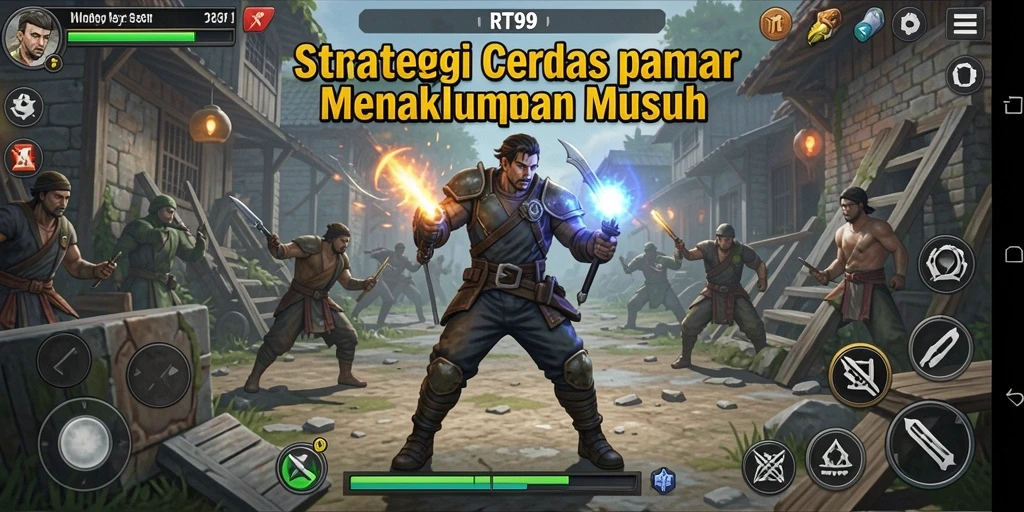 Tampilan gameplay RT99 yang menegangkan dan strategis.