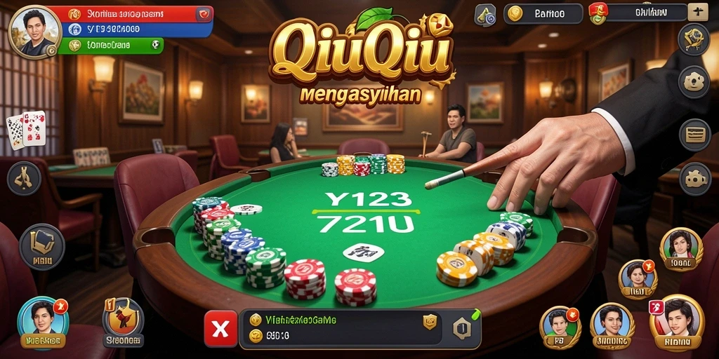 Gameplay QiuQiu yang menegangkan dan seru di YY123.