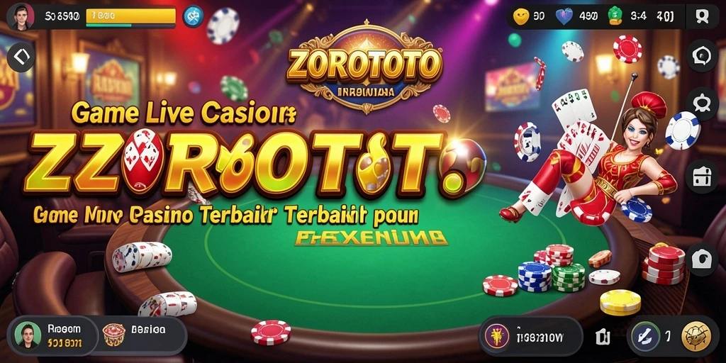 Gameplay Live Casino seru dan interaktif di ZOROTOTO.